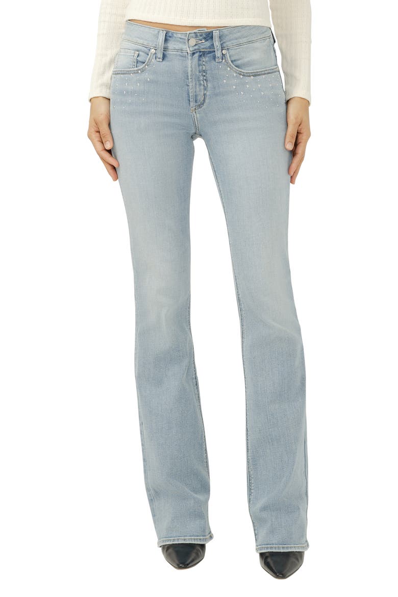 Suki Curvy Slim Bootcut Jeans, Main, color, GOLDEN HOUR