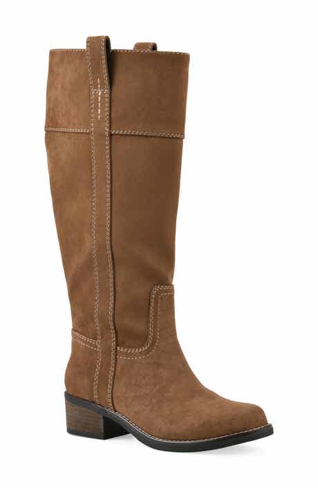 Merrier Western Tall Shaft Faux Leather Boot