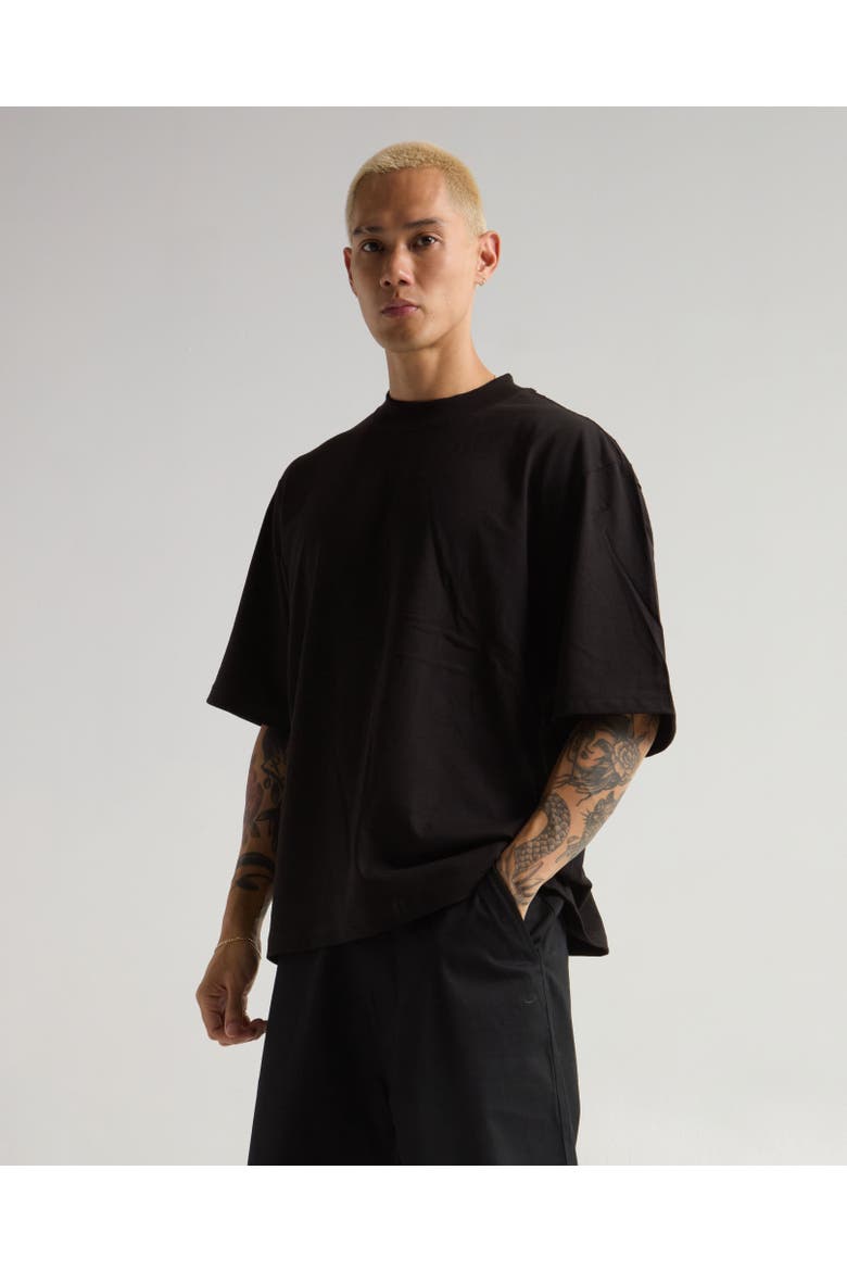 Heavyweight Oversize Tee, Alternate, color, Black
