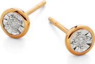 Monica Vinader Essential Diamond Stud Earrings