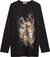 Yohji Yamamoto Long Sleeve Graphic T-Shirt