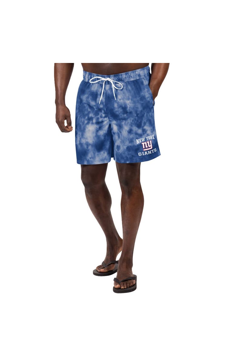 G-III SPORTS BY CARL BANKS Men's G-III Sports by Carl Banks  Royal New York Giants Change Up Volley Swim Trunks, Main, color, 
