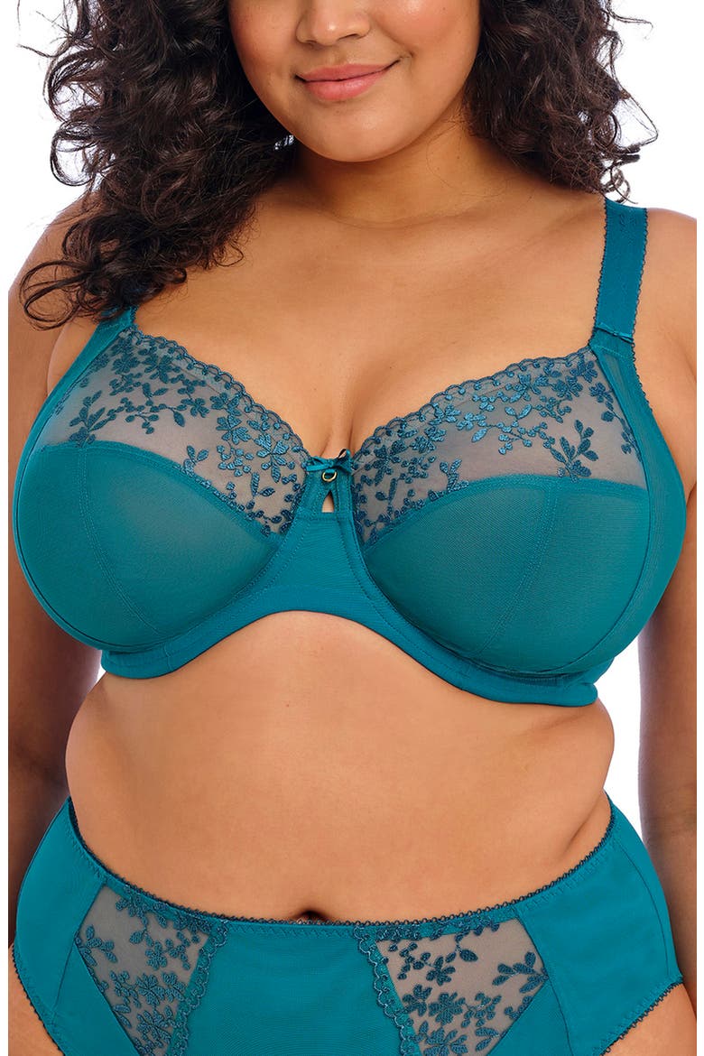 Zarla Full Figure Underwire Bra, Main, color, OCEAN DEPTHS