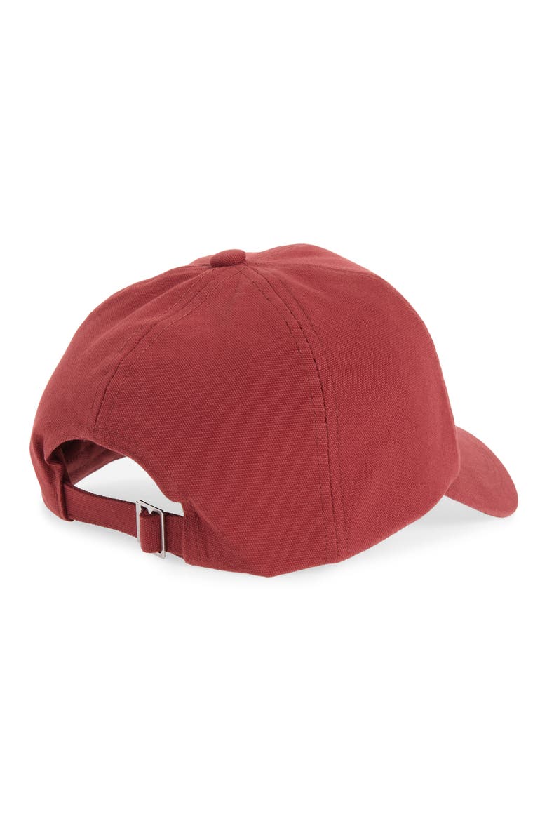 Embroidered Baseball Hat, Alternate, color, RED- HORSE
