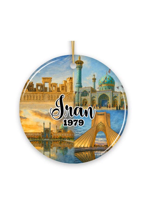 Iran 1979 Persian Landmarks Ornament - Version 2