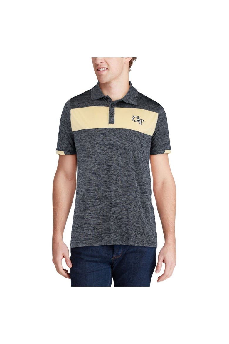 Men's Colosseum Navy Georgia Tech Yellow Jackets Nelson Polo, Alternate, color, Navy