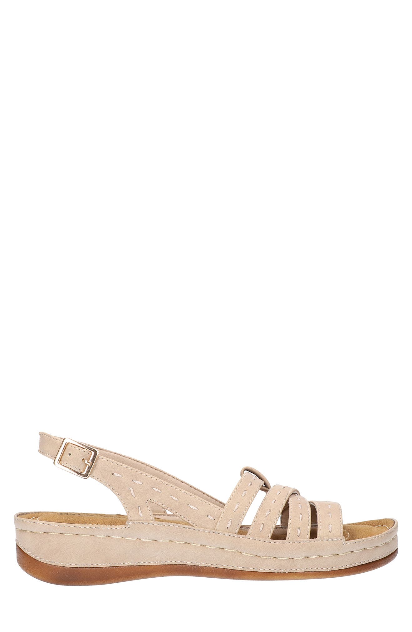 EASY STREET Kehlani Slingback Sandal, Alternate, color, Natural