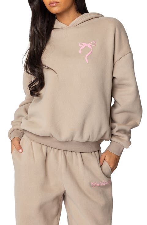 Sasha Bow Detail Hoodie