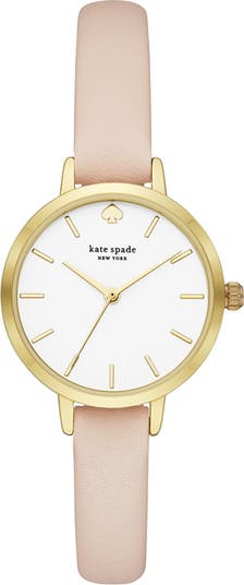 Kate Spade White Leather authentic Metro Watch