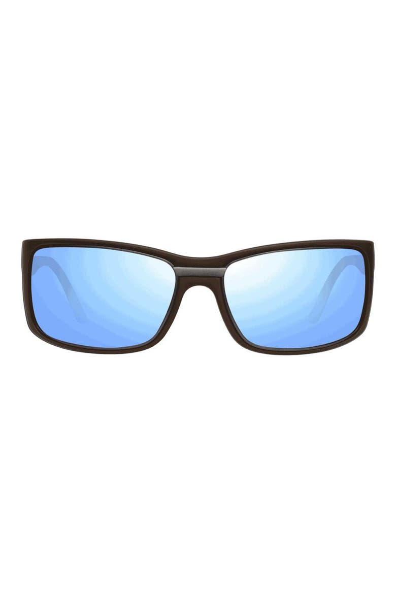 Eclipse 63mm Square Sunglasses, Main, color, MATTE BLUE