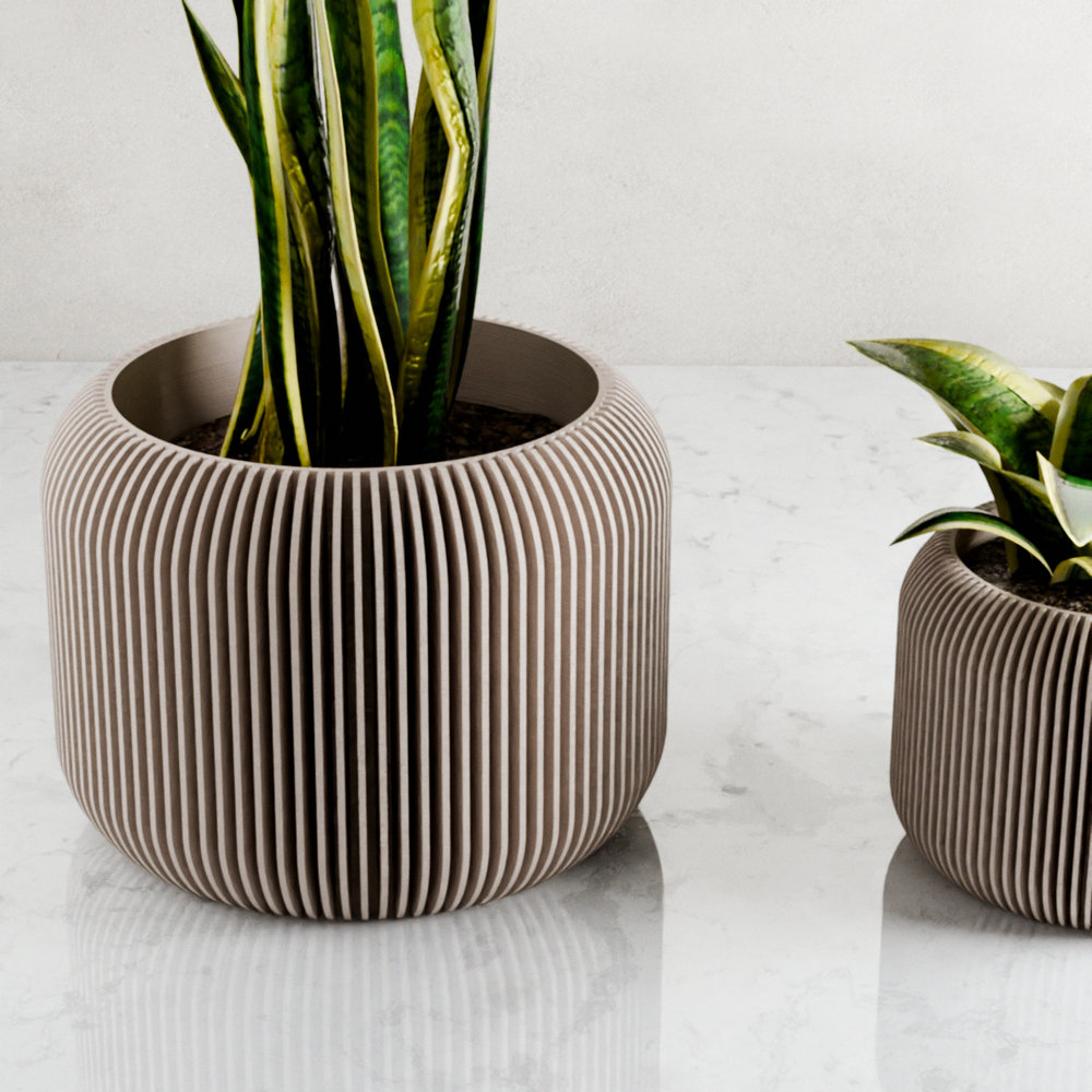 Modernized Pottery Orbis Planter