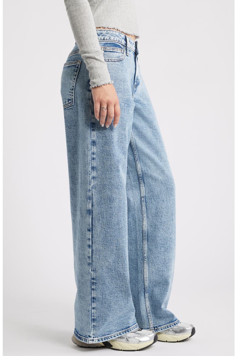 Low Rise Baggy Wide Leg Jeans, Alternate, color, WILSHIRE