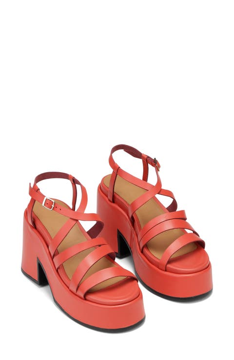 Strappy Platform Sandal (Women)