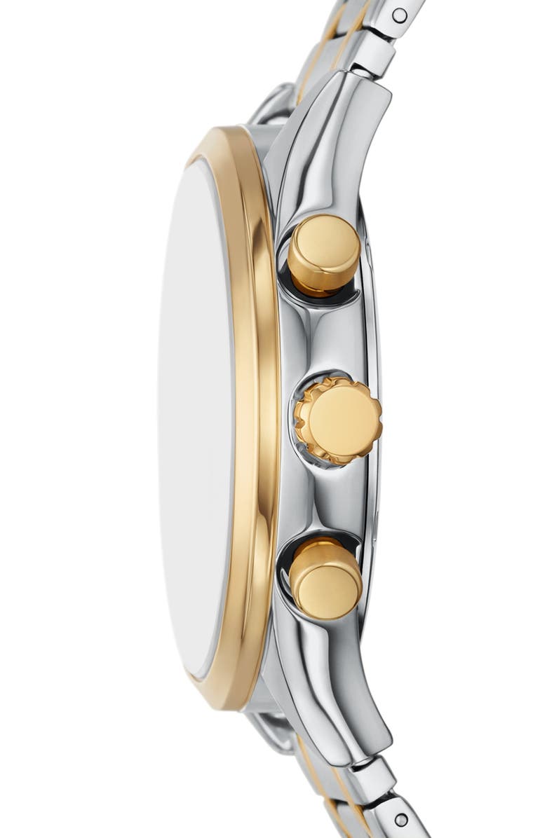 Fossil Fenmore Multifunction Bracelet Watch, 44mm, Alternate, color, 2-Tone