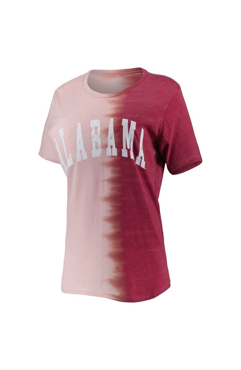 GAMEDAY COUTURE Women's Gameday Couture Crimson Alabama Crimson Tide Find Your Groove Split-Dye T-Shirt, Alternate, color, Crimson