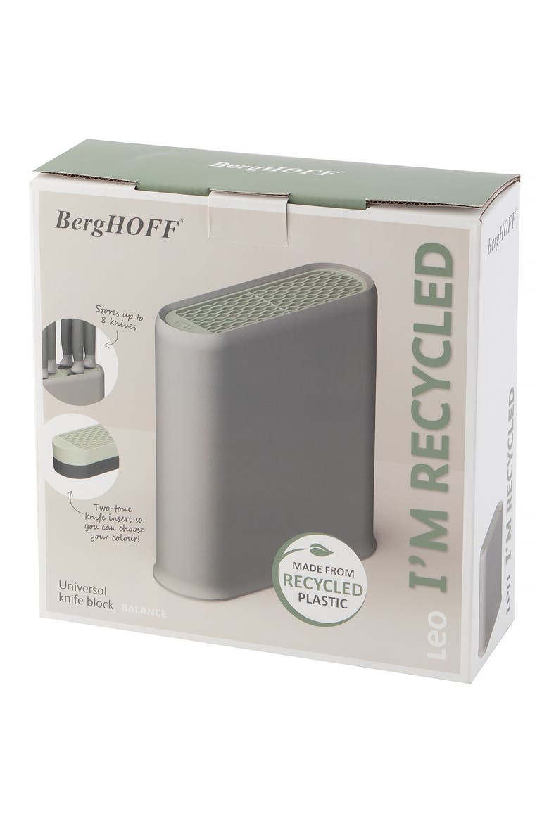 Leo Balance Universal Knife Block, Alternate, color, GRAY
