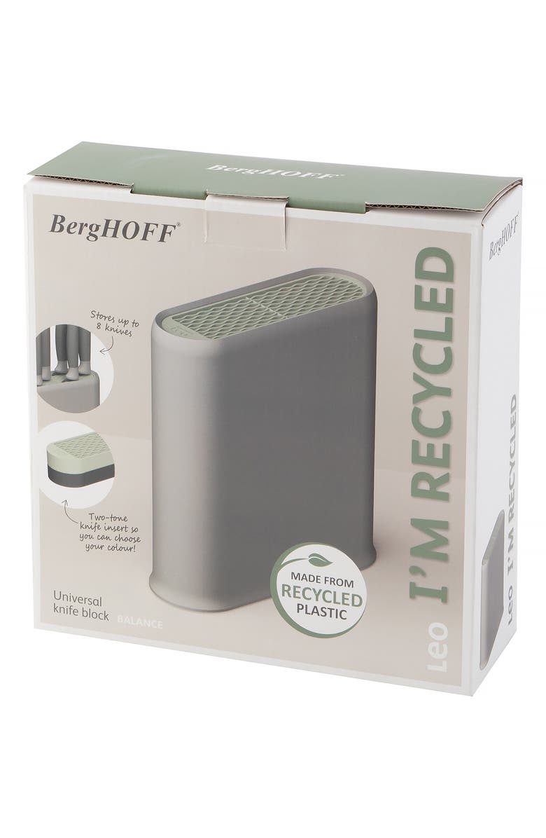 BergHOFF Leo Balance Universal Knife Block, Alternate, color, Gray