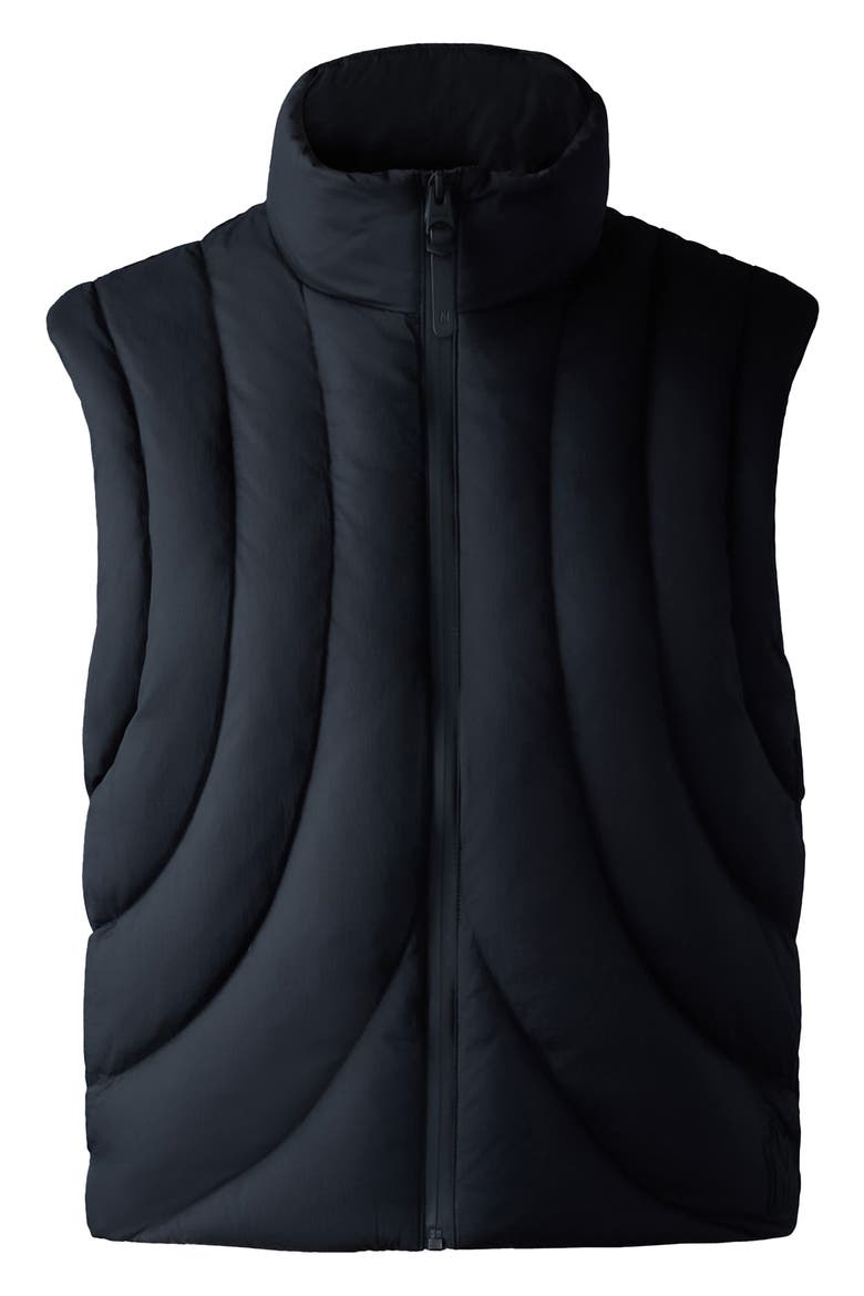 Adana Water Repellent 750 Fill Power Down Vest, Alternate, color, BLACK