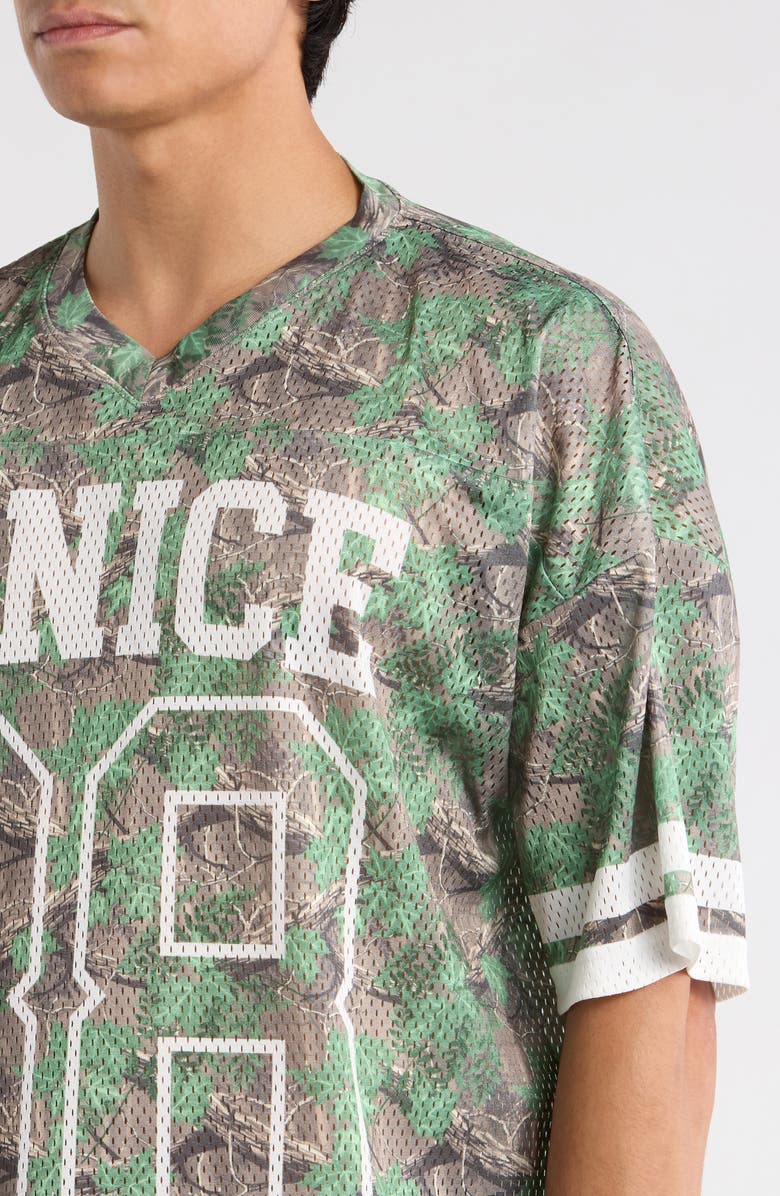 PacSun Venice Floral Mesh Jersey, Alternate, color, Woodland Camo