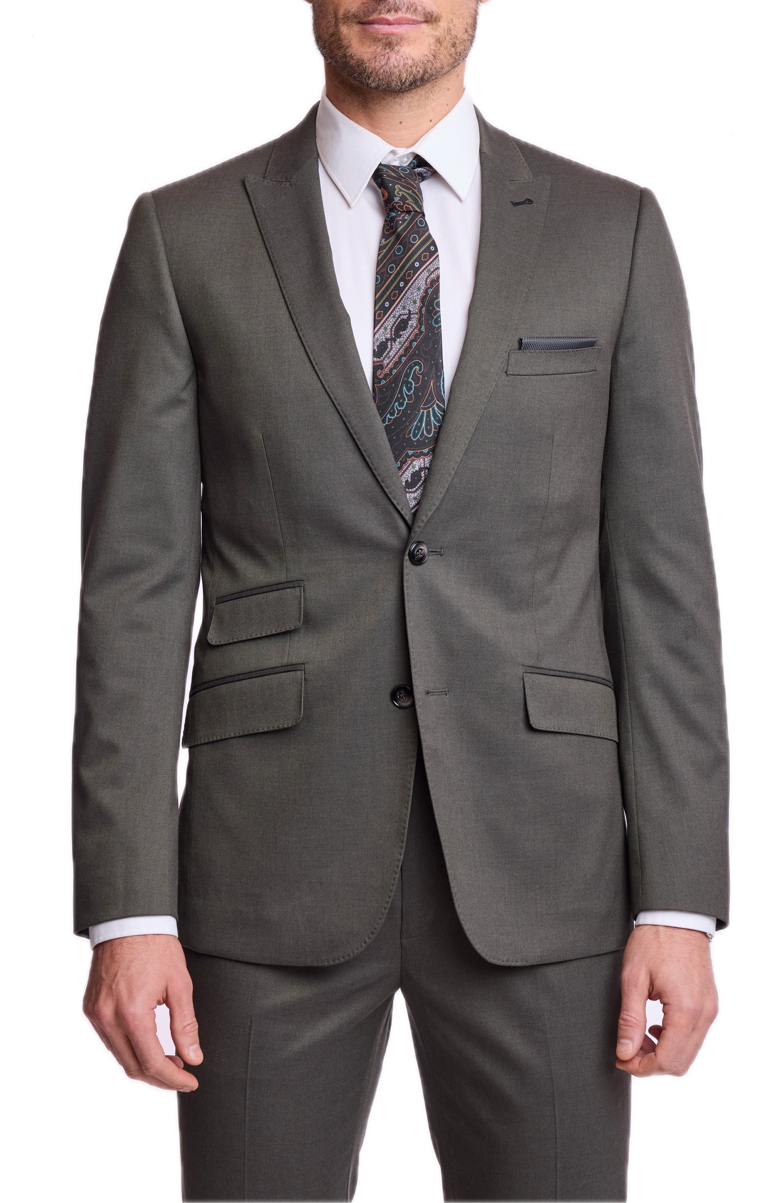Ashton Slim Peak Suit Jacket