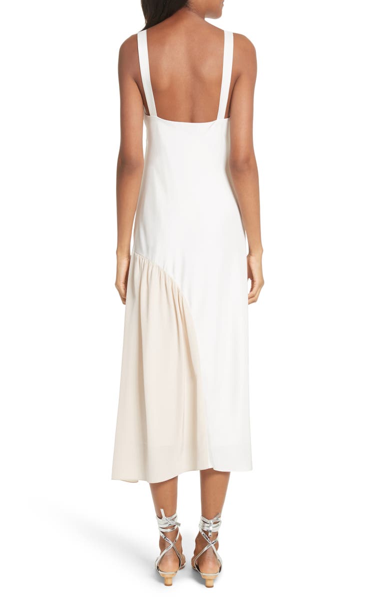 Tibi Colorblock Slipdress, Alternate, color,