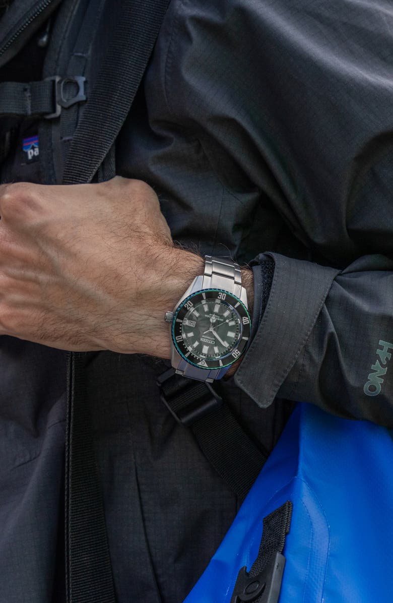 Citizen Promaster Fujitsubo Bracelet Watch, 41mm, Alternate, color, Silver-Tone