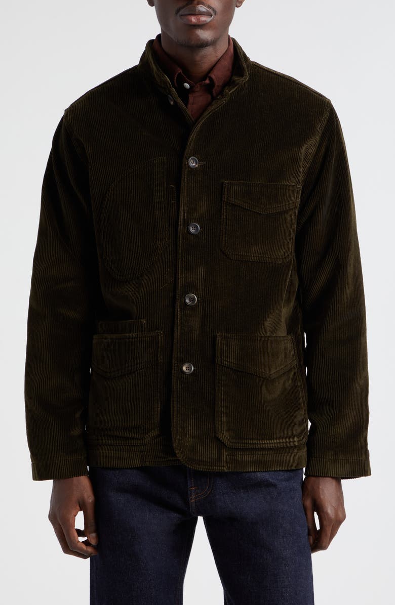 Drake's Artist Corduroy Chore Jacket, Main, color, 
