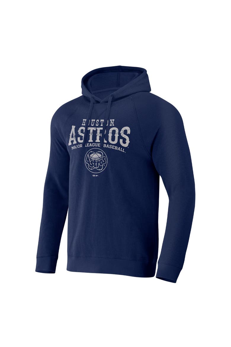 Men's Darius Rucker Collection by Fanatics  Navy Houston Astros Waffle-Knit Raglan Pullover Hoodie, Alternate, color, Navy