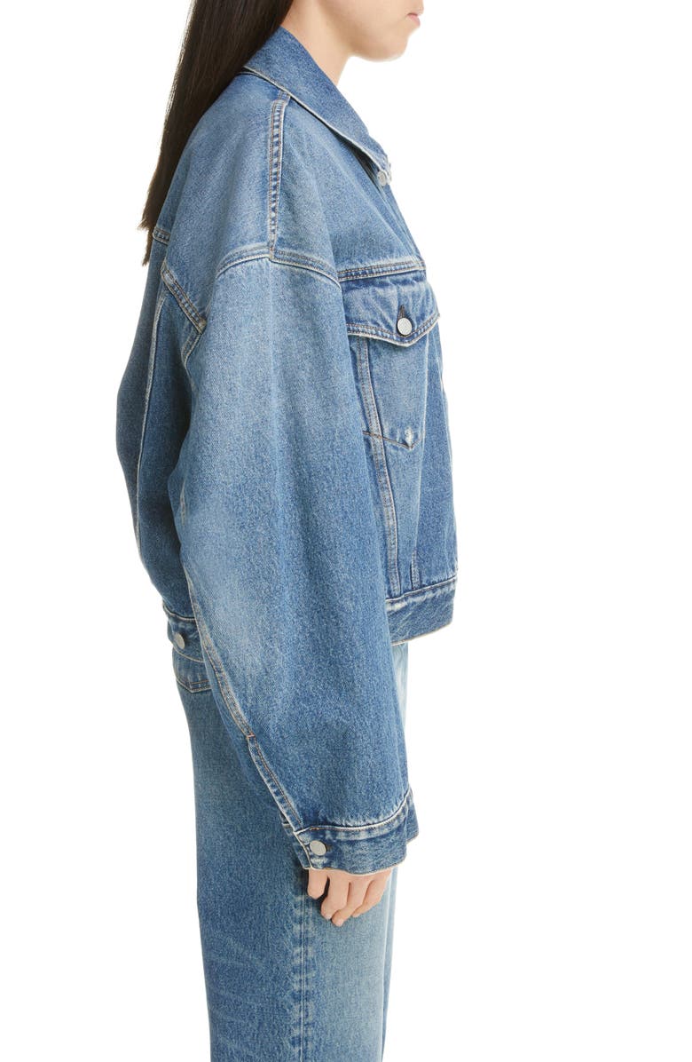 Acne Studios Morris Denim Trucker Jacket, Alternate, color, 