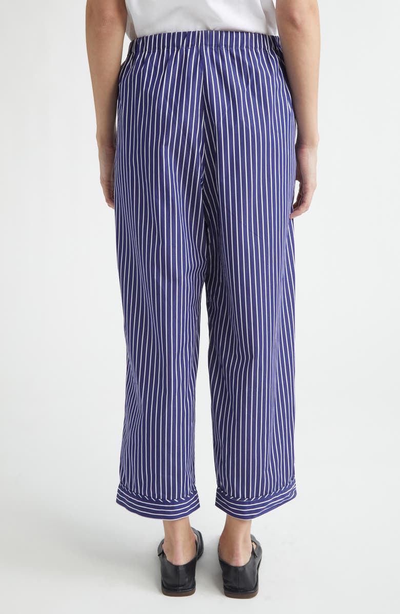 NACKIYÈ Life Is a Beach Stripe Crop Poplin Pajama Pants, Alternate, color, Sailor Stripe
