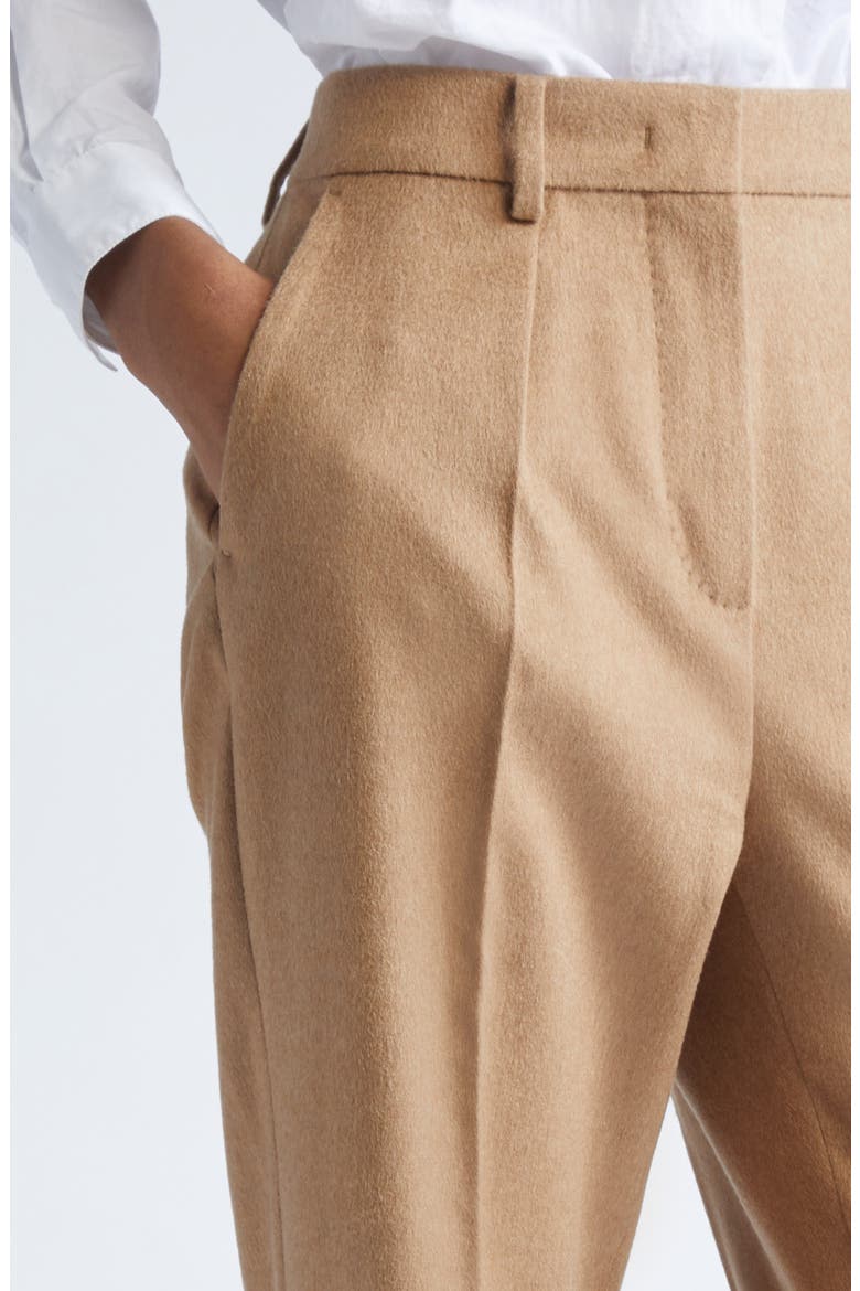 Carbone Camel Hair Straight Leg Pants, Alternate, color, CAMEL