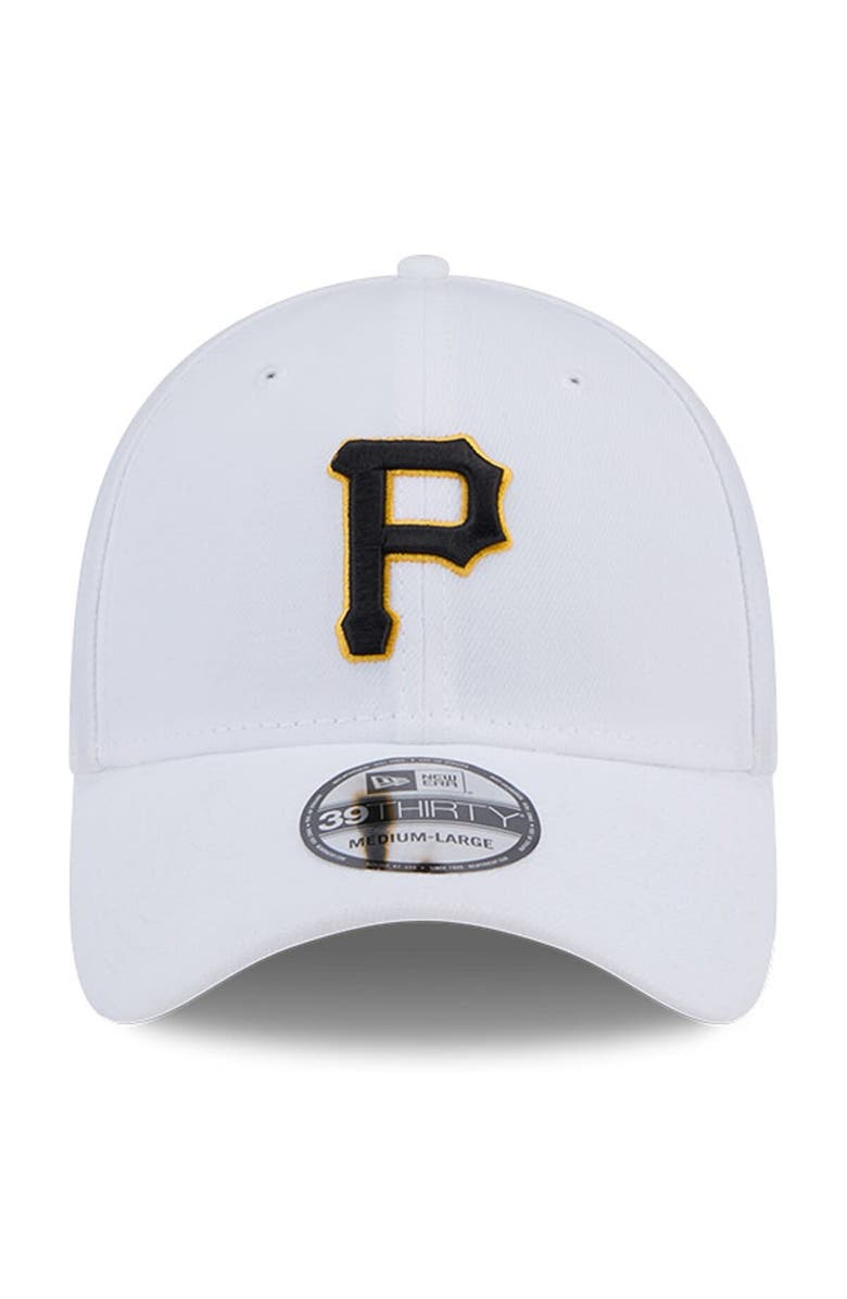 New Era Men's New Era White Pittsburgh Pirates Evergreen 39THIRTY Flex Hat, Alternate, color,