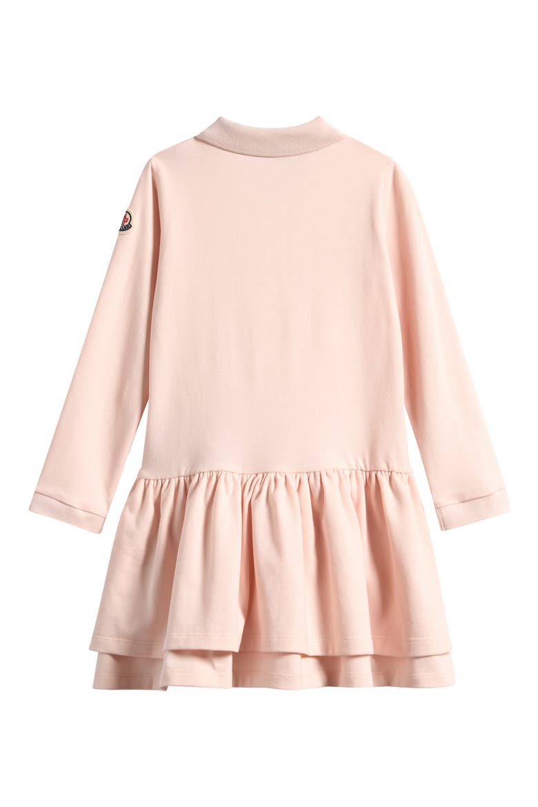 Kids' Stretch Cotton Piquè Polo Dress, Alternate, color, PINK