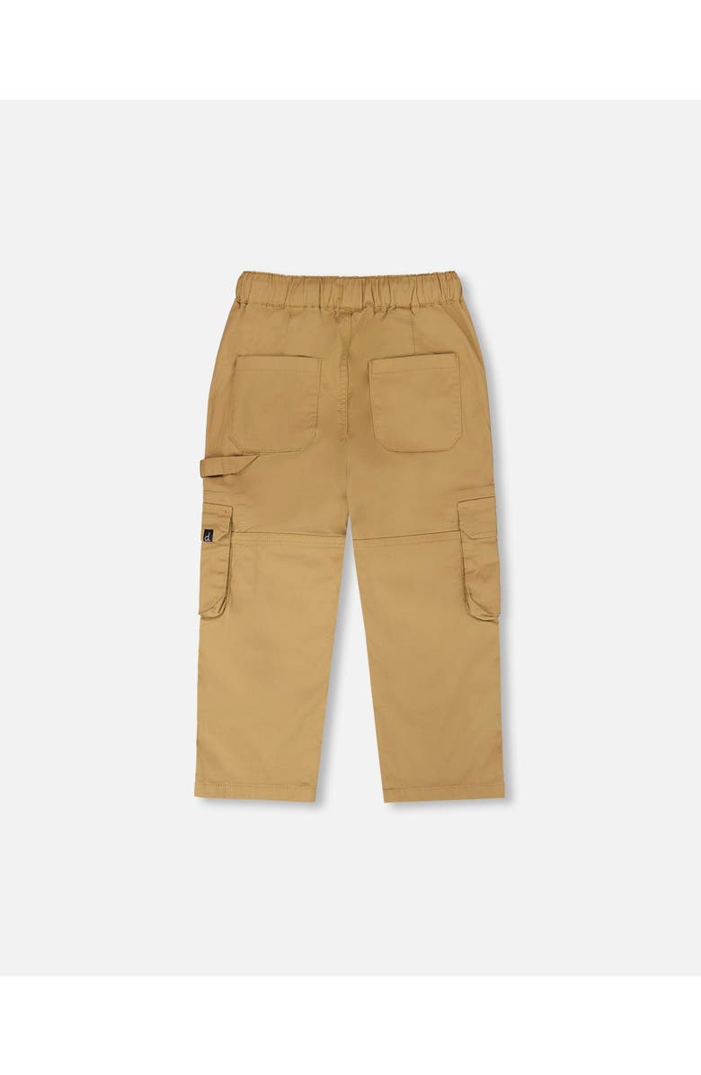 Deux par Deux Stretch Twill Carpenter Pants, Alternate, color, Beige