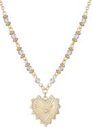 Adornia Cubic Zirconia Heart Pendant Necklace