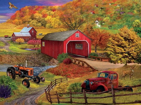 Bridge Crossing 1000 piece Jigsaw Puzzle for Adults