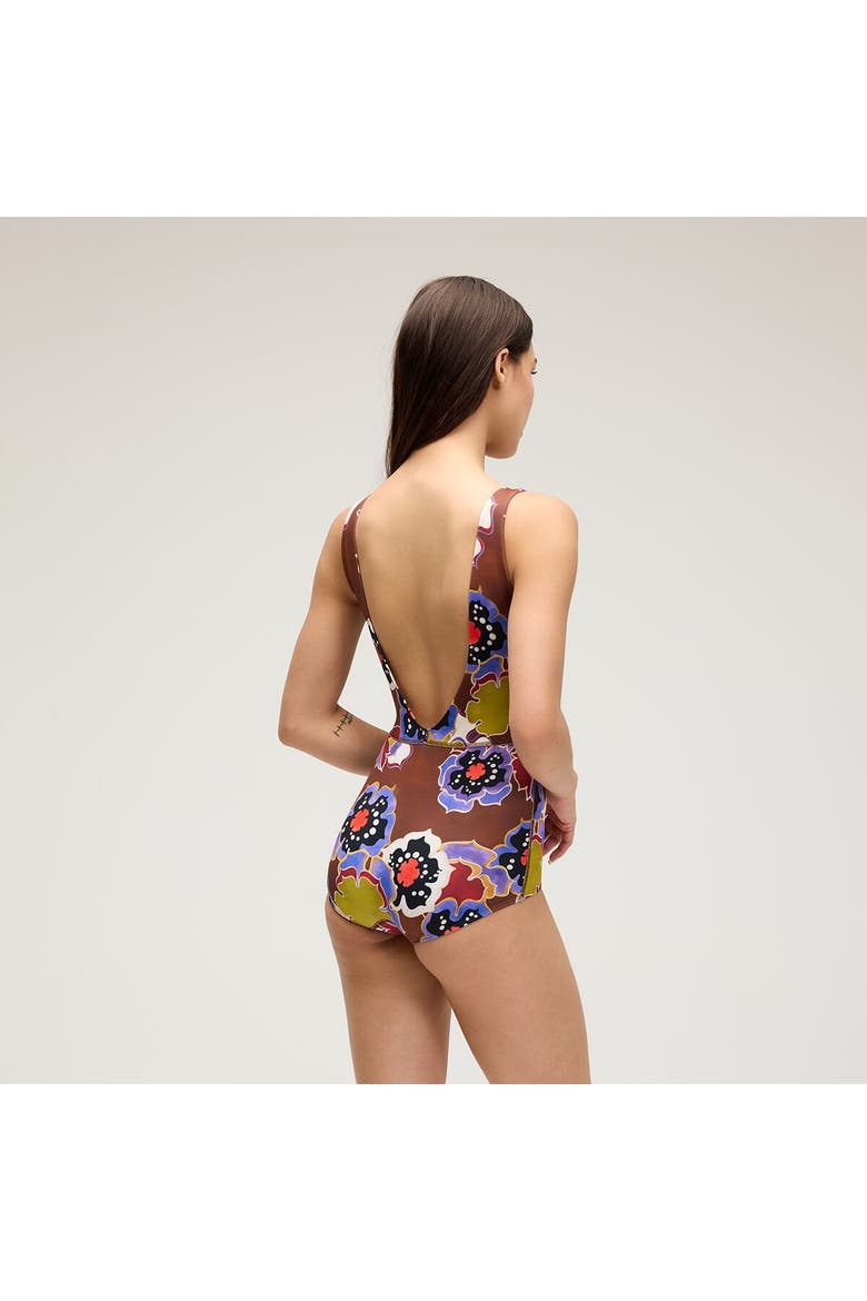 Lido One-Piece Swimsuit - Women's, Alternate, color, Anemone (RC-SKIN)