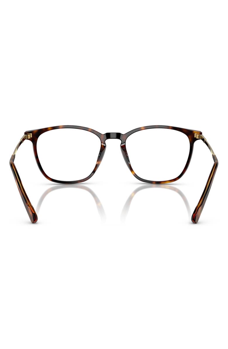 VOGUE 53mm Pillow Optical Glasses, Alternate, color, Dark Havana