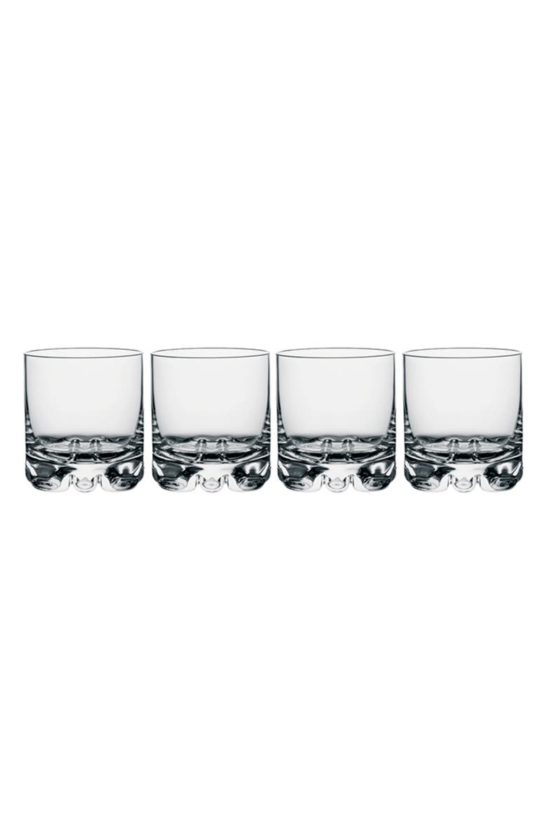 Orrefors Erik Set of 4 Double Old Fashioned Glasses, Main, color, Clear