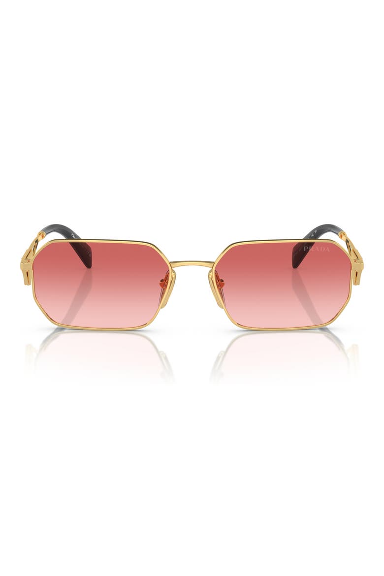 58mm Gradient Rectangular Sunglasses (Women) | Nordstrom