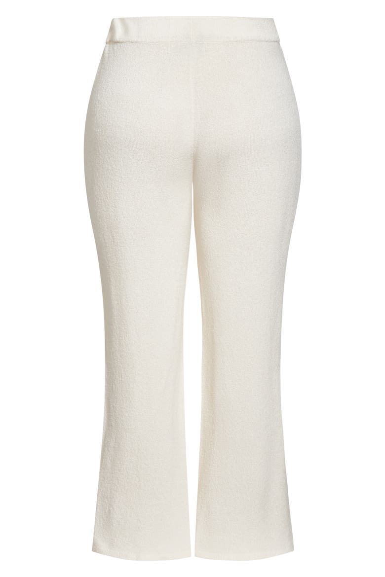 Kinsley High Waist Wide Leg Knit Pants, Alternate, color, IVORY