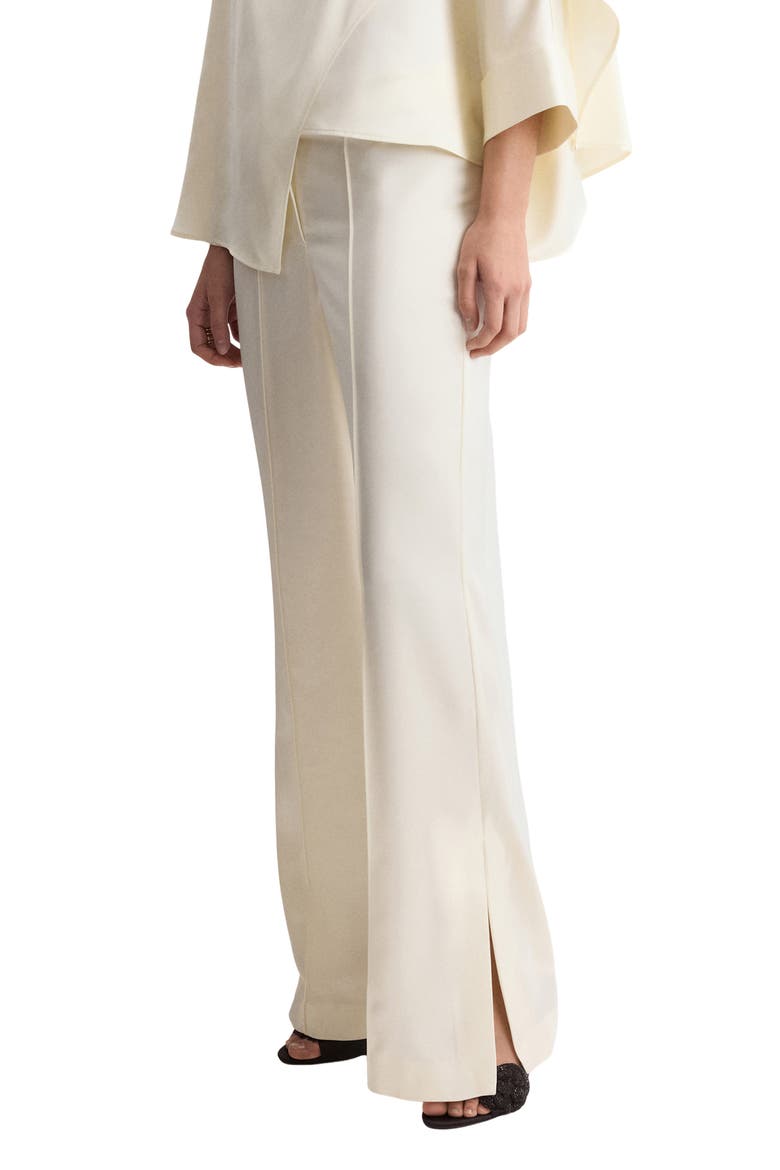 Mid Rise Straight Leg Pants, Alternate, color, ECRU