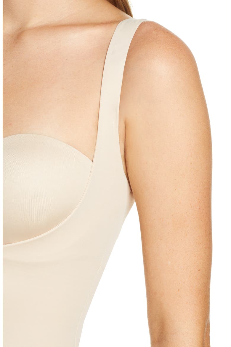 Back Magic® Open-Bust Thigh Slimming Bodysuit, Alternate, color, NUDE