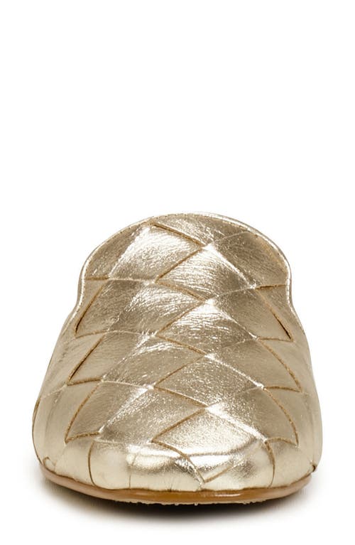 Vince Camuto Bindi Woven Mule In Egyptian Gold