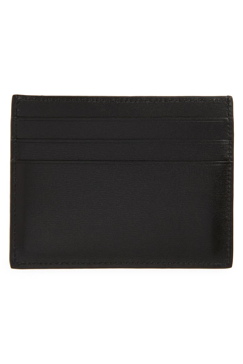 Classic Leather Card Case, Alternate, color, NERO