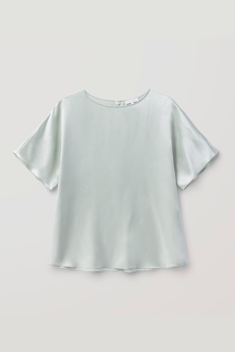PENNY SILK TEE, Alternate, color, Jadite