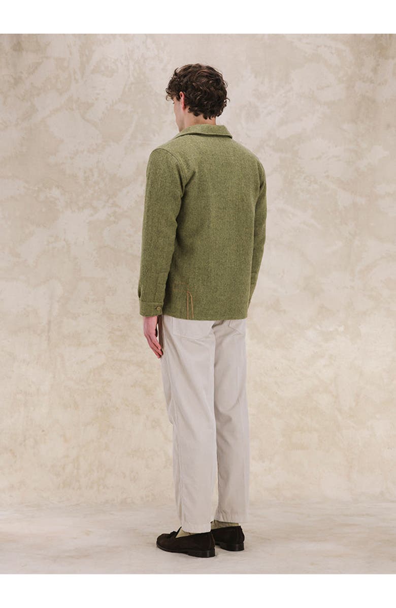 Fortela Wool Overshirt, Alternate, color, Beige