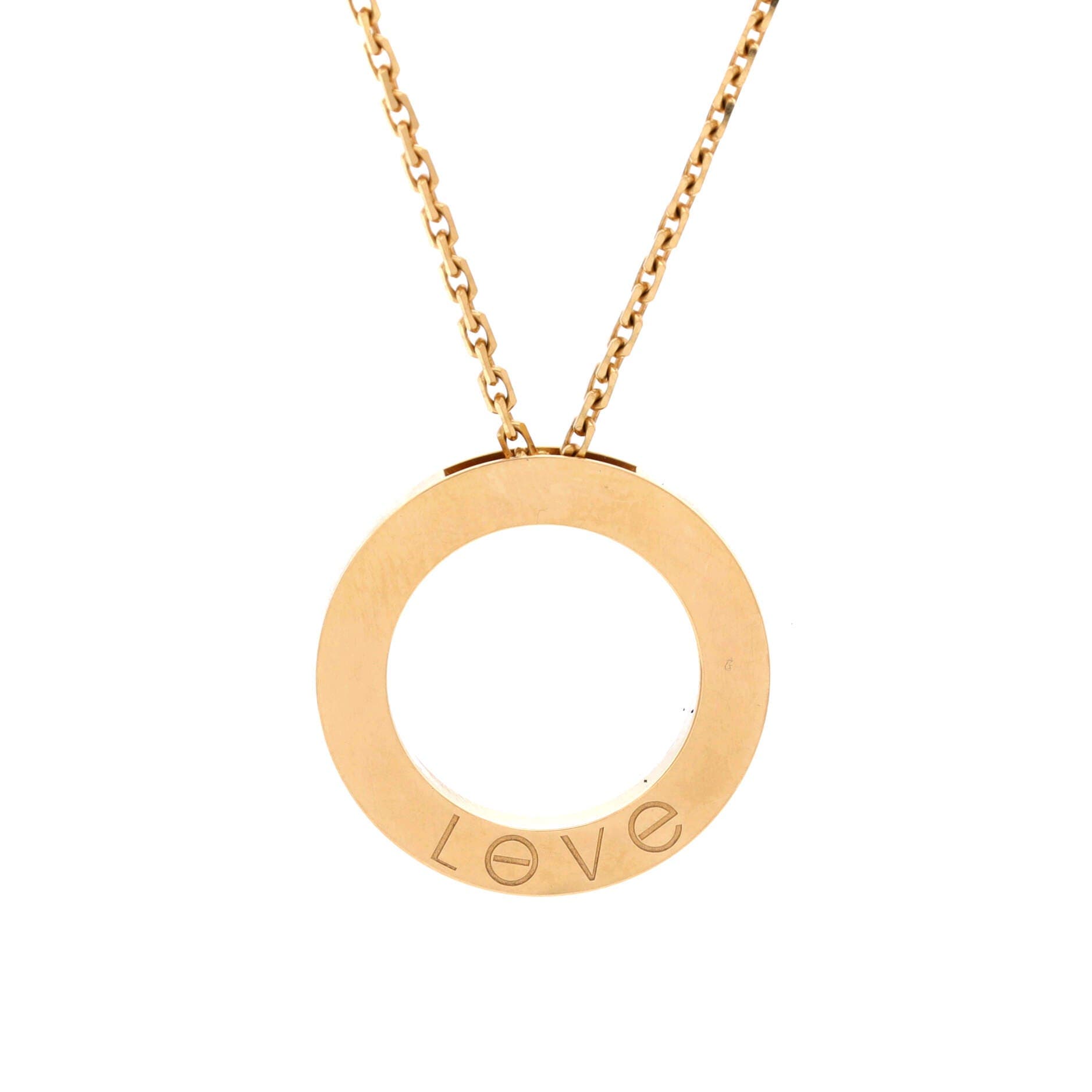 3 Diamonds Love Pendant Necklace 18K Yellow Gold and Diamonds, Main, color, Metallic Gold