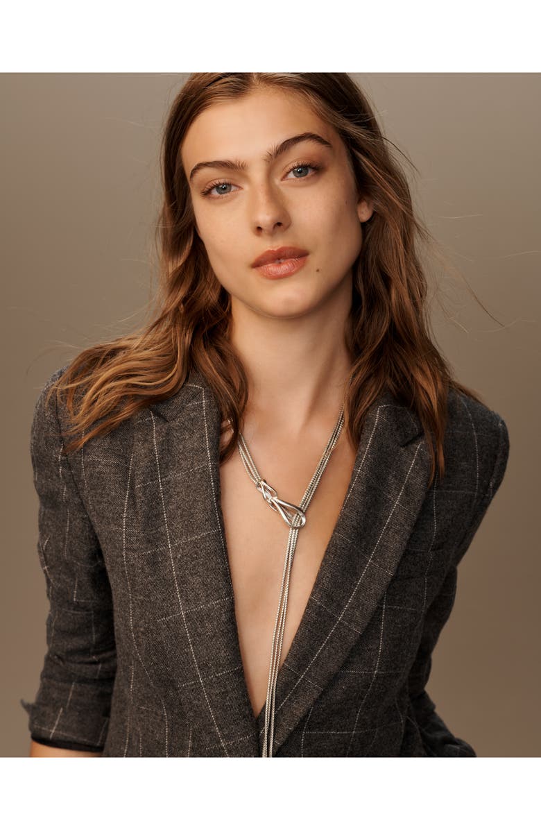 John Hardy Classic Sterling Silver Mini Lariat Necklace, Alternate, color, 