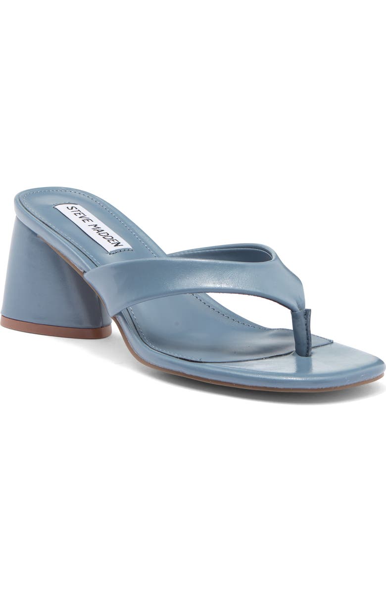 Steve Madden Kitana Block Heel Slide Sandal, Main, color, Blue